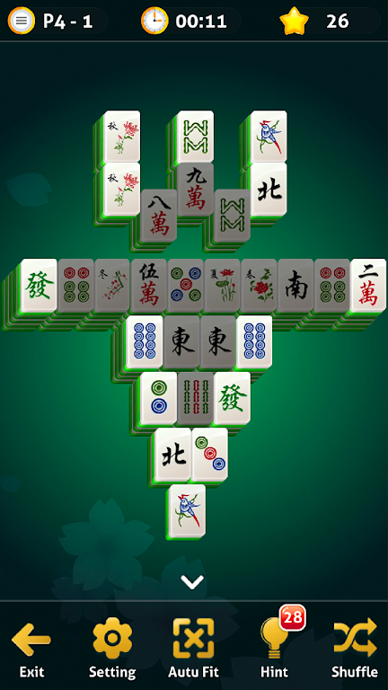 Schermata Mahjong Solitaire - Oriental Journey 0