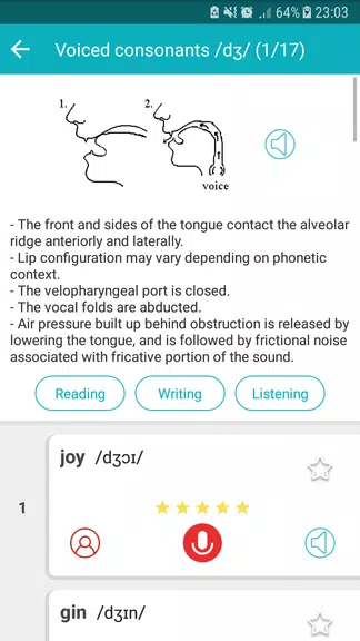 Speak English Pronunciation スクリーンショット 2
