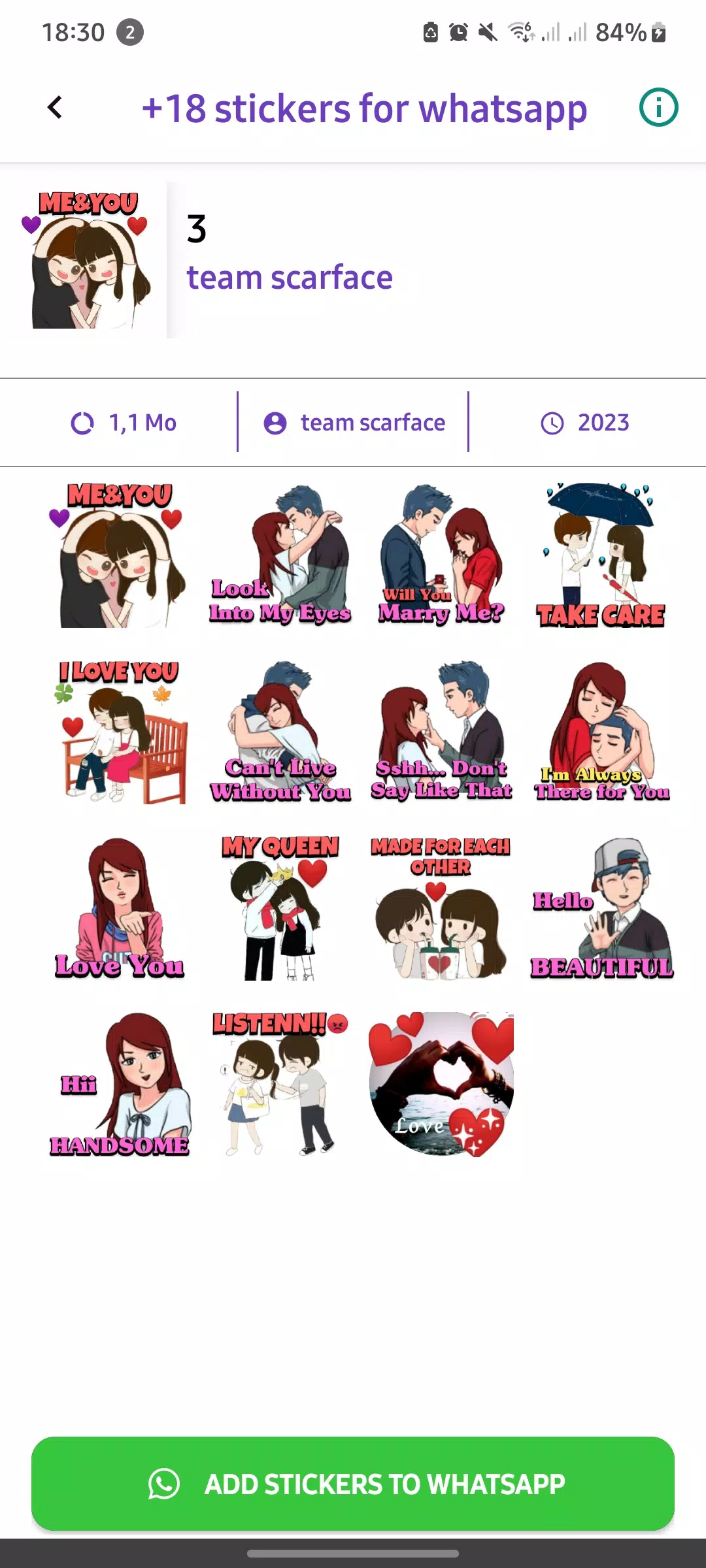 +18 Stickers For WhatsApp スクリーンショット 2
