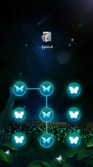 AppLock Theme Flying Butterfly স্ক্রিনশট 0