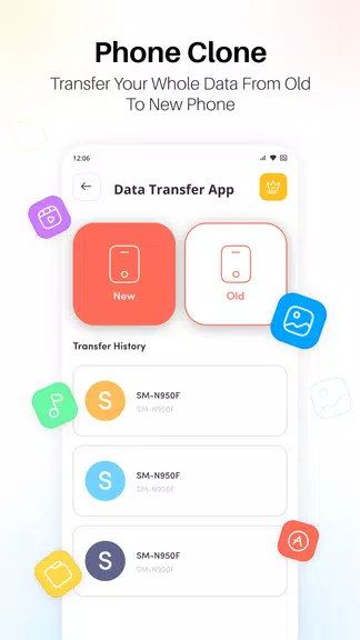 Smart Phone Transfer:Copy Data ภาพหน้าจอ 2