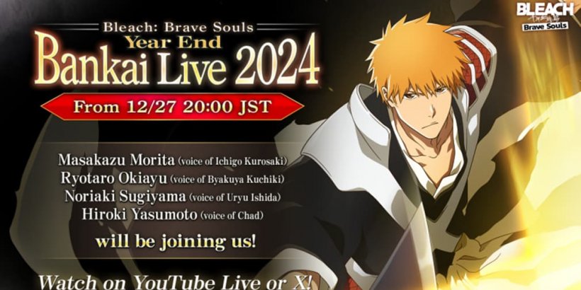 Bleach- anime ၏အသွင်အပြင် end  အထူးLivestream နှင့် anime VAS နှစ်၏ <🎜>အထိမ်းအမှတ်အဖြစ် Brave Souls