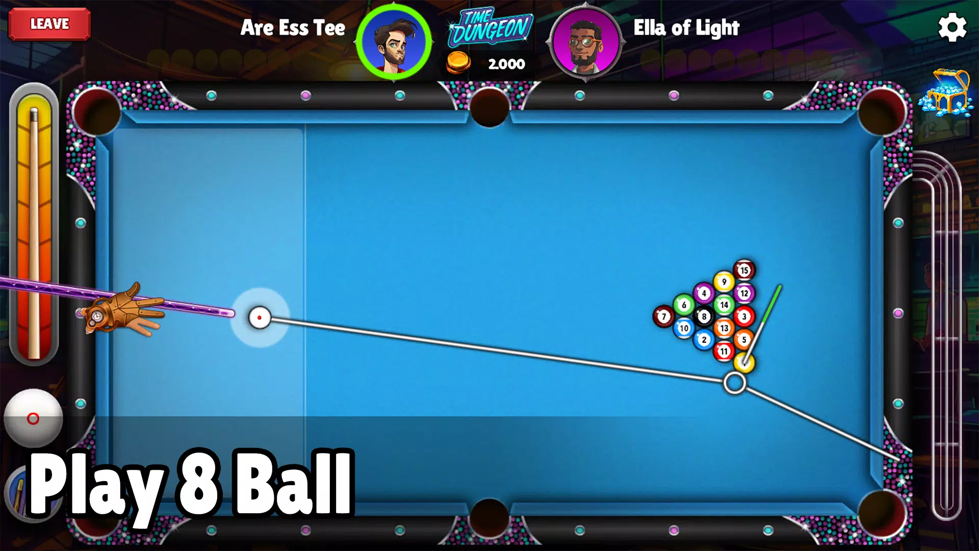 Schermata PoolStrike 8 ball pool offline 0