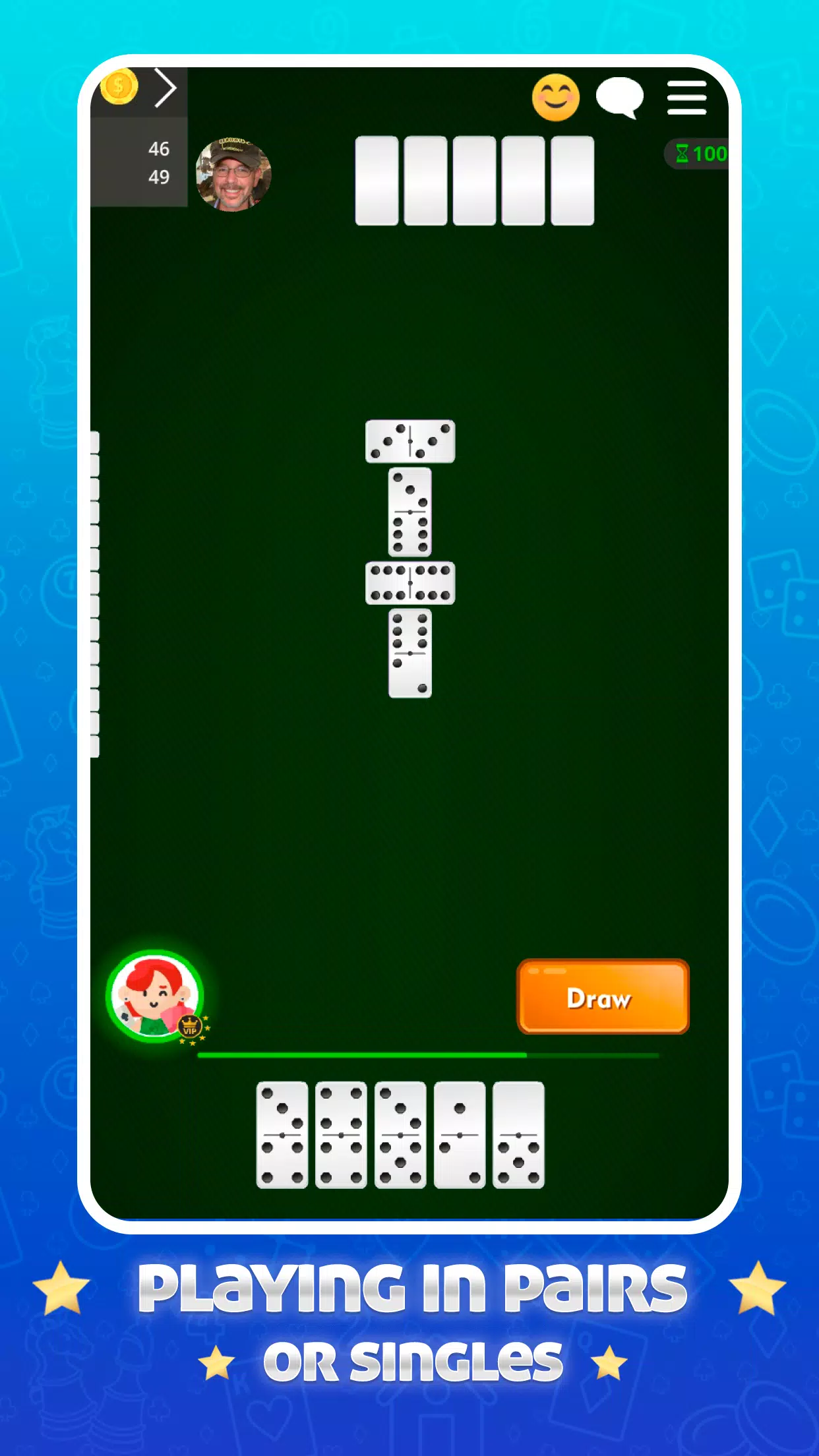 Dominoes Online - Classic Game Скриншот 3