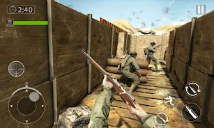 D-Day World War 2 Army Games Captura de pantalla 1