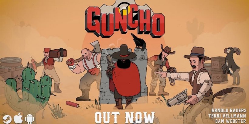 Guncho, el juego de rompecabezas del Lejano Oeste con pistola, ya está disponible en App Store y Google Play