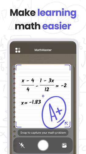 MathMaster: Math Solver & Help ဖန်သားပြင်ဓာတ်ပုံ 3