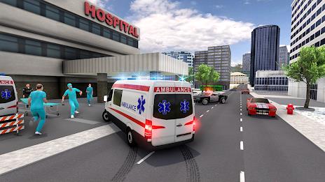 Ambulance Simulator Car Driver 스크린샷 0