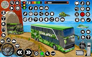 Army Coach Bus Simulator Games Capture d'écran 3