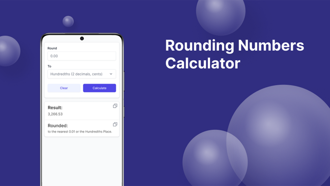 Rounding Calculator Schermafbeelding 2