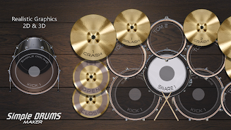 Drums Maker: Drum simulator Ekran Görüntüsü 1