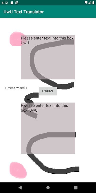 UwU Text Translator 스크린샷 1