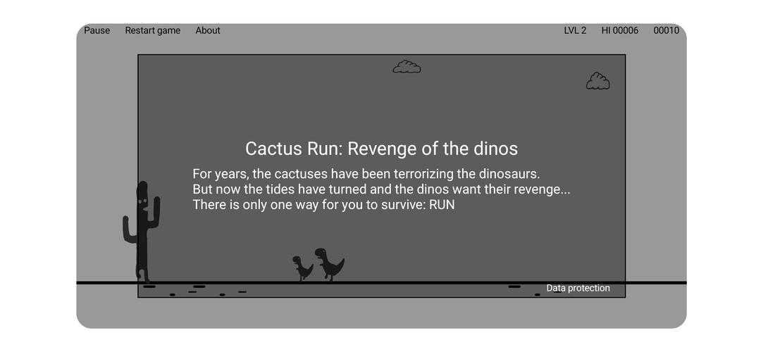 Cactus Run: The Dinos' revenge 스크린샷 0