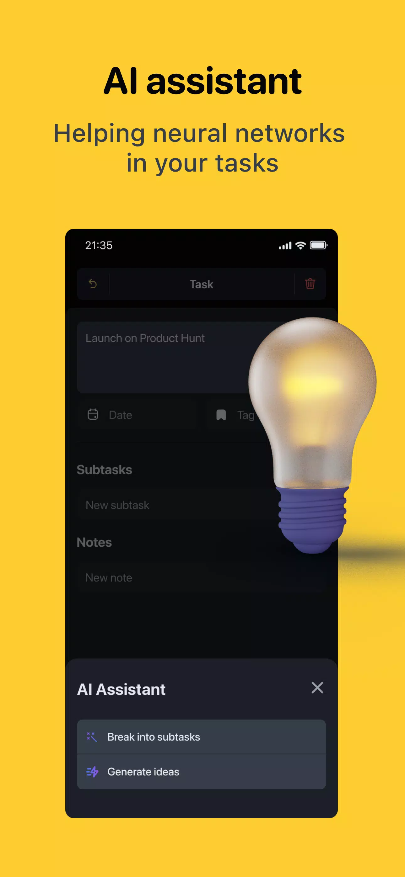 Hubit Plan: task manager Zrzut ekranu 1