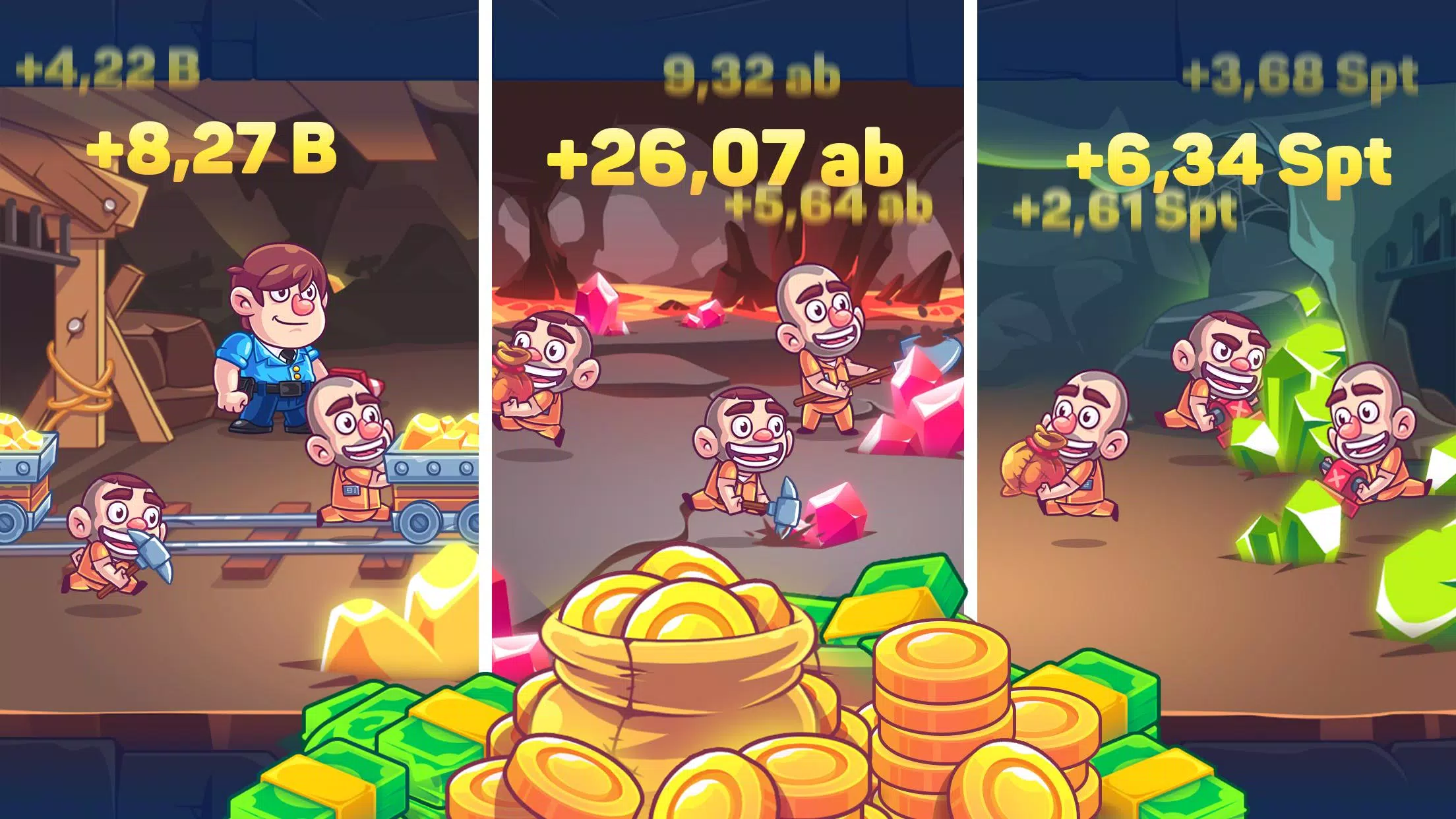 Idle Prisoner  Inc - Mine & Crafting Building Schermafbeelding 0