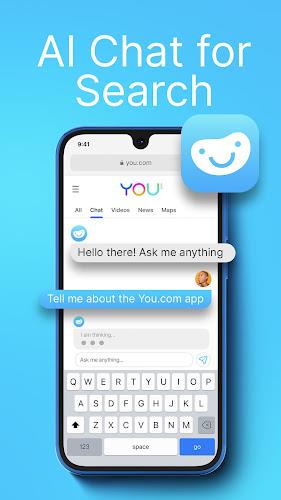 You.com — Personalized AI Chat Schermafbeelding 0