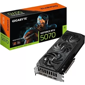 Card đồ họa Gigabyte Geforce RTX 5070 có trong kho tại MSRP, bao gồm Doom: The Dark Ages