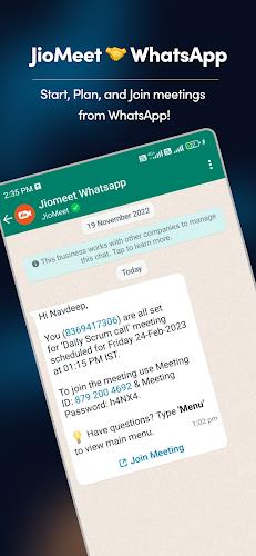 JioMeet Captura de pantalla 1