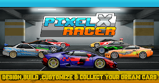 Pixel X Racer Captura de tela 0