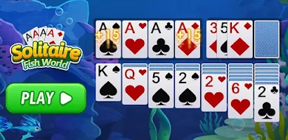 Schermata Solitaire Fish World-OceanTrip 0