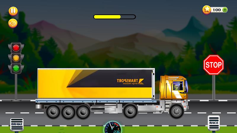 Cargo Truck Driving-Truck Game スクリーンショット 0