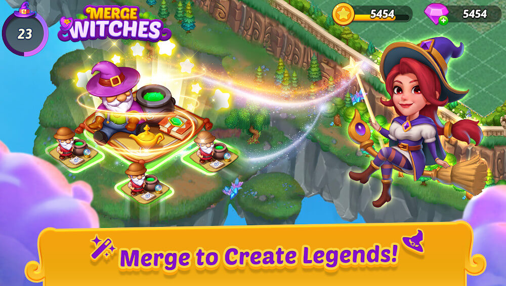 Merge Witches Mod Ảnh chụp màn hình 0