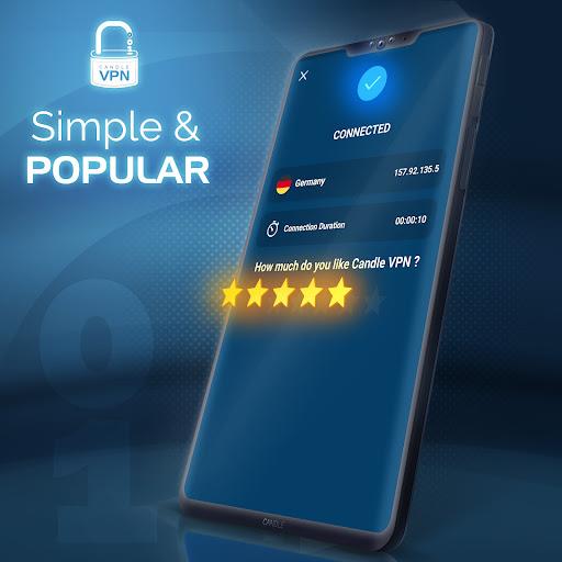 Candle VPN | فیلترشکن پرسرعت Ekran Görüntüsü 2