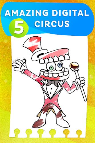 Amazing Digital Circus colorin Captura de pantalla 1