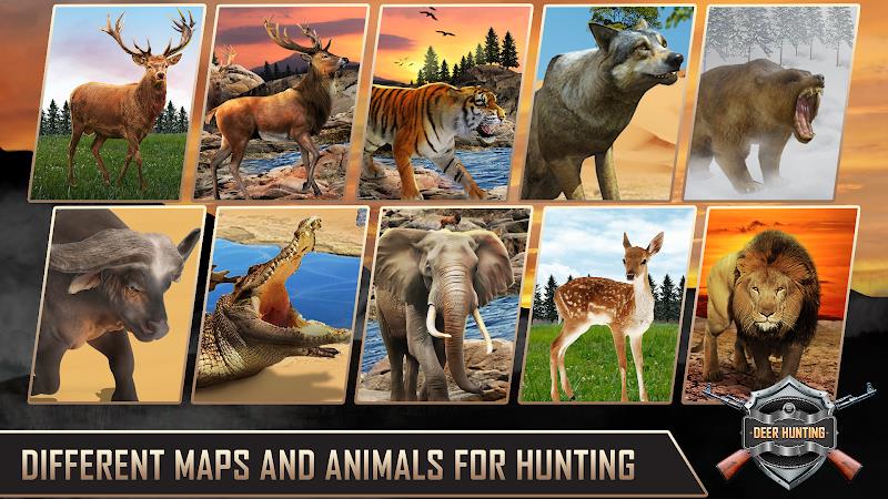 Deer Hunting Simulator Games Tangkapan skrin 1