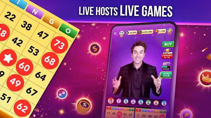 Live Play Bingo: Real Hosts Ekran Görüntüsü 1