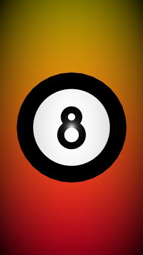 Magic 8 Ball Live Wallpaper 3D Capture d'écran 2