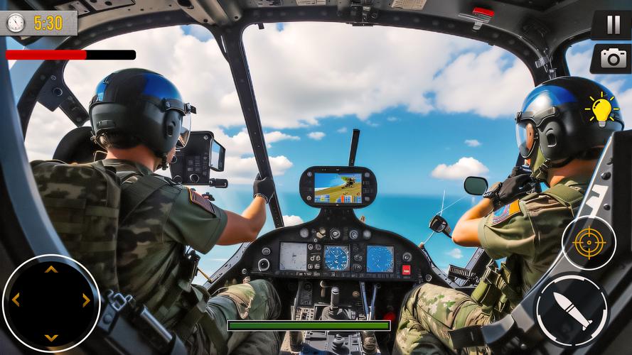 Gunship Battle Offline Game Скриншот 1