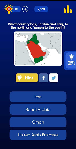 Geo Quiz: World Geography, Maps & Flags Trivia Tangkapan skrin 3