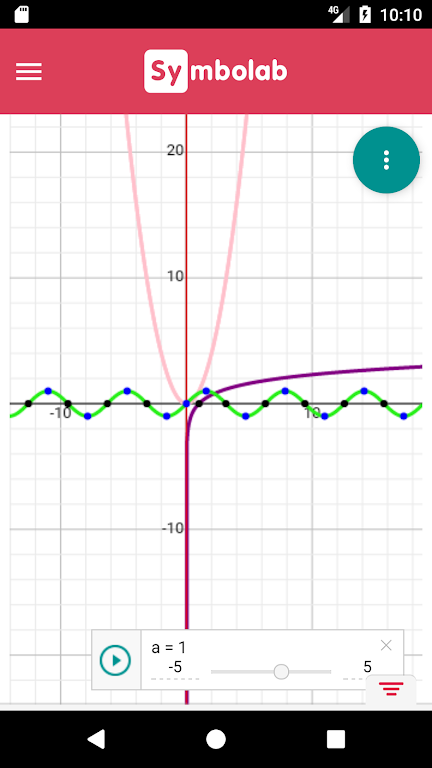 Symbolab Graphing Calculator Schermafbeelding 2