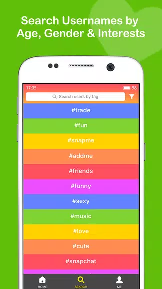 Add Friends for Snapchat, Kik應用截圖第2張