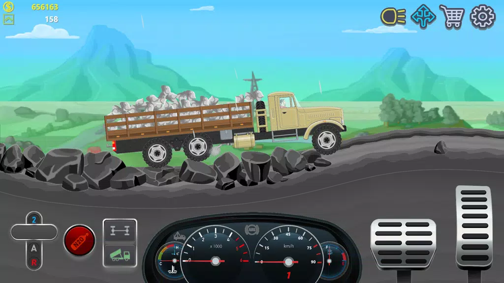 Trucker Real Wheels: Simulator Ekran Görüntüsü 3
