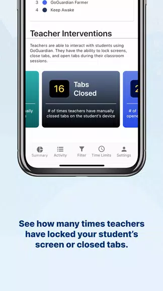 GoGuardian Parent App Ảnh chụp màn hình 1