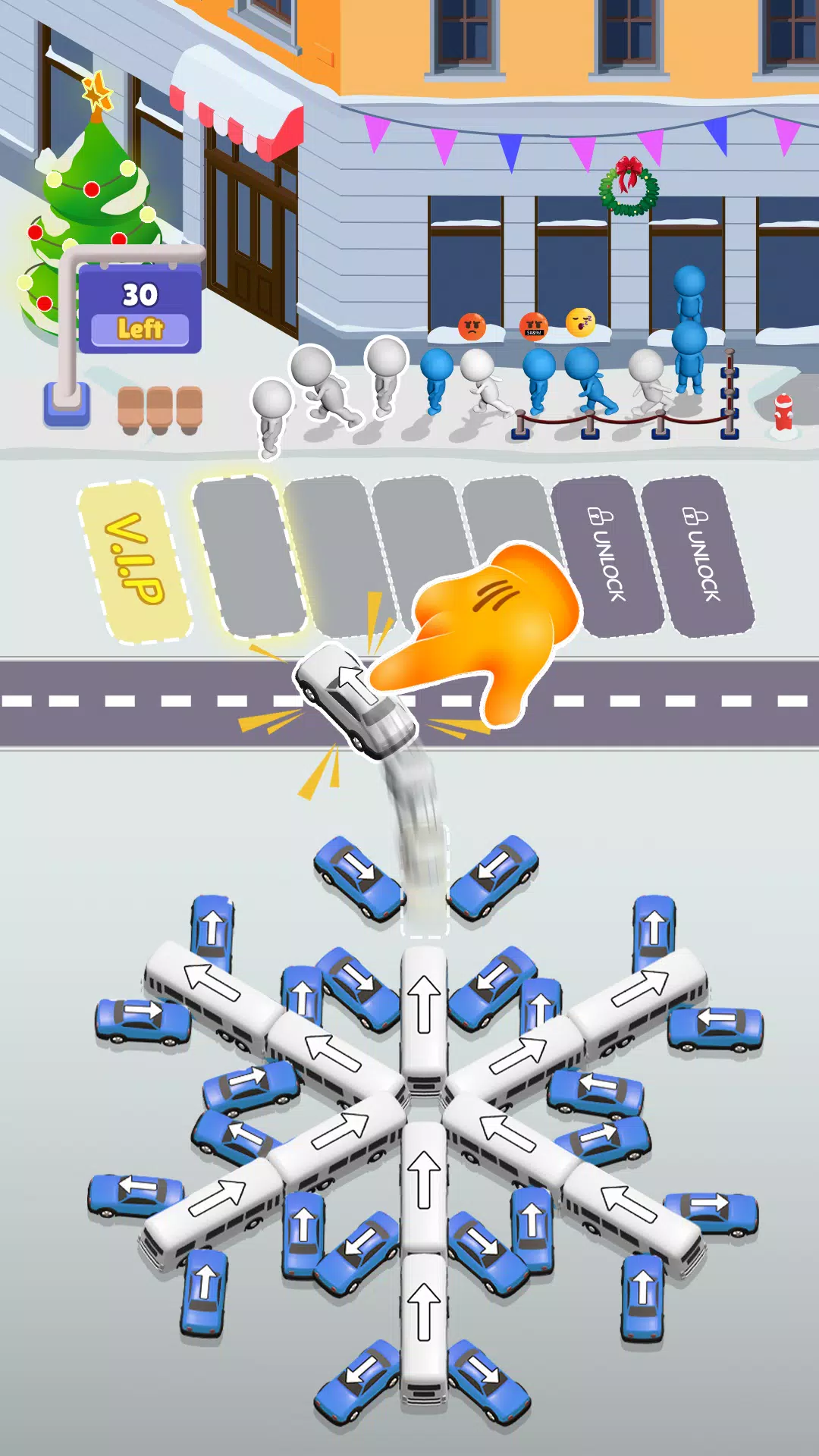 Bus Sort Jam: Parking Puzzle Ảnh chụp màn hình 2