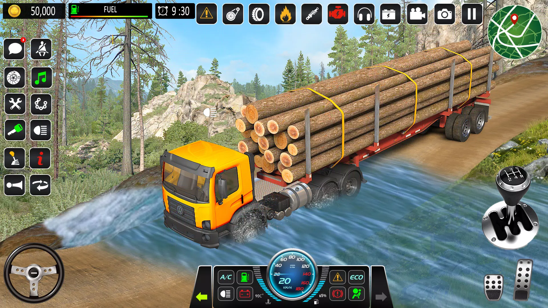 Mountain Truck Driving Games Ekran Görüntüsü 2