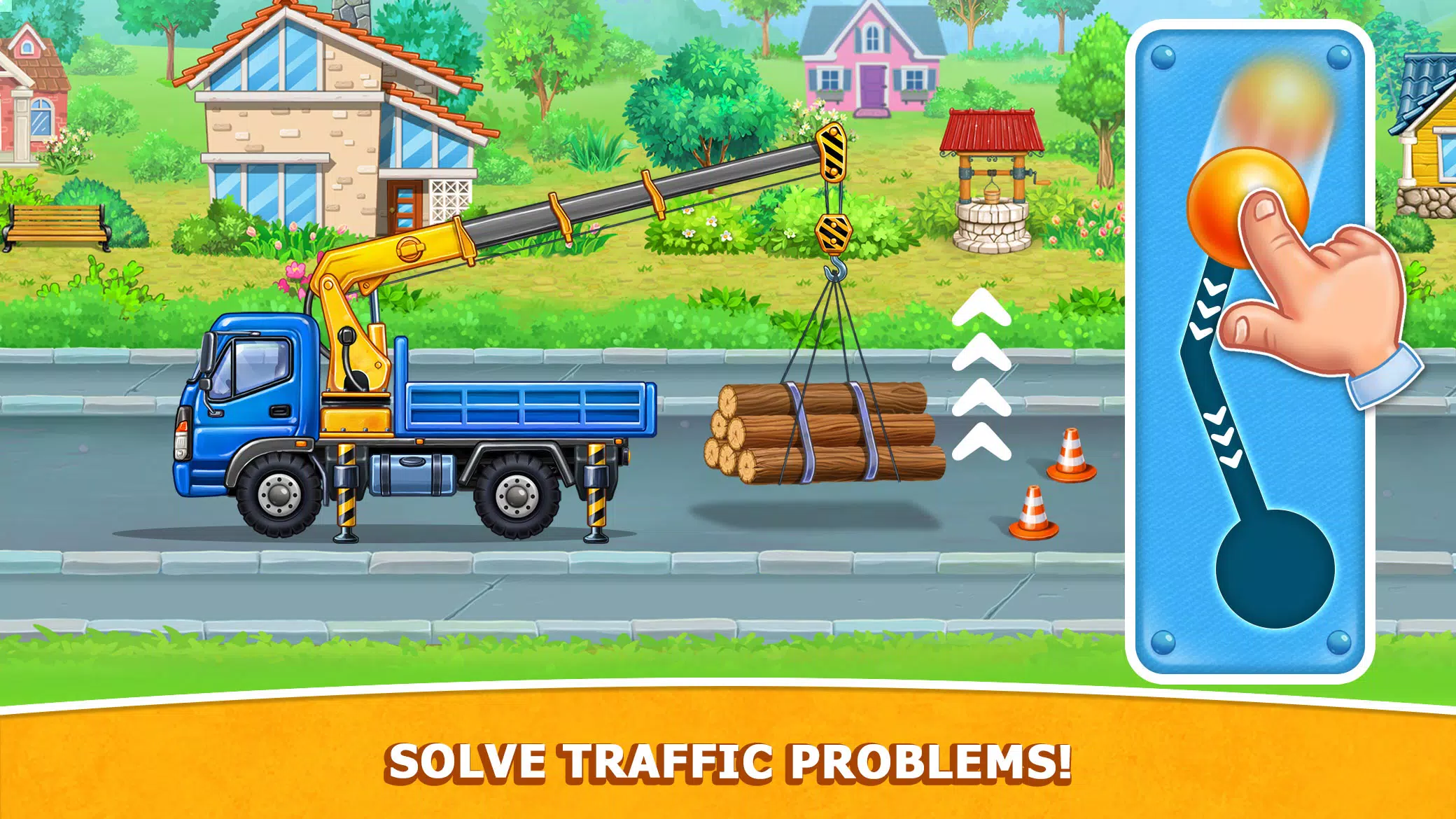 Kids Truck: City Builder Games Captura de pantalla 1