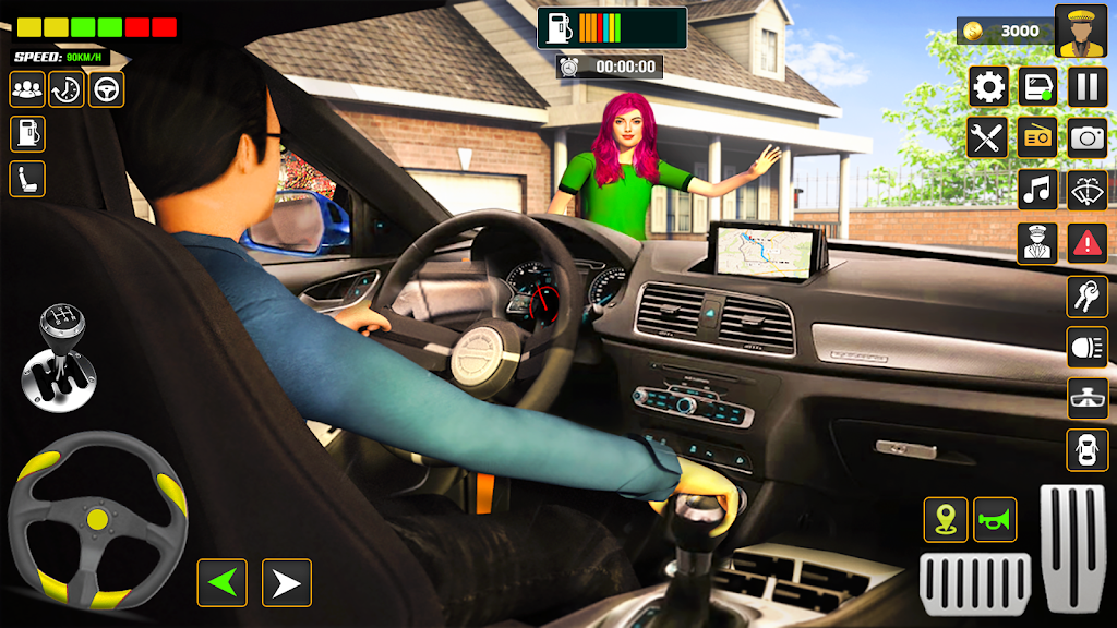 City Cab Driver Car Taxi Games Zrzut ekranu 0