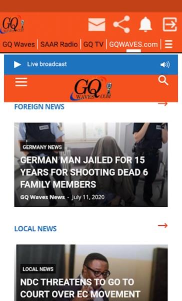 GQ WAVES RADIO ภาพหน้าจอ 2