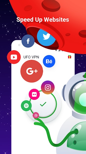 UFO VPN Mod ဖန်သားပြင်ဓာတ်ပုံ 1