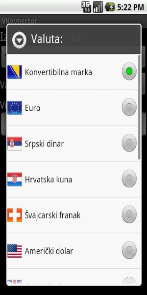 VKonvertor - konvertor valuta Скриншот 2