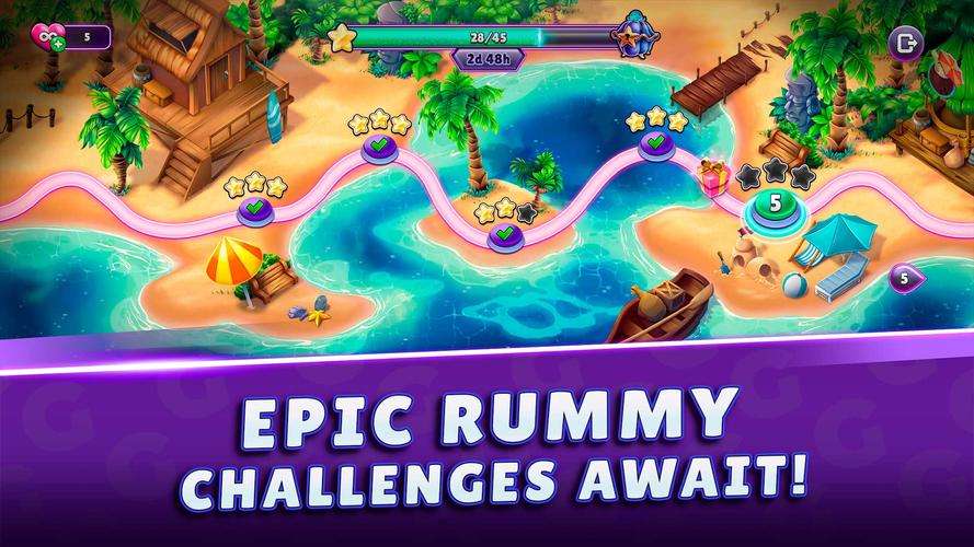 Gin Rummy Super - Card Game ภาพหน้าจอ 0