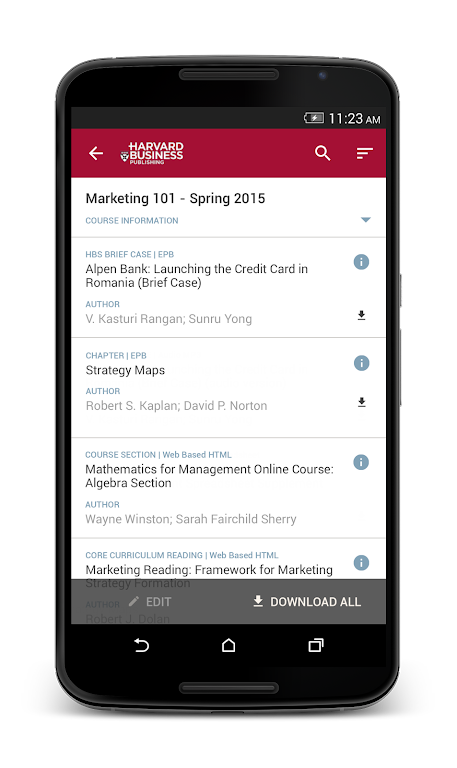 Harvard Business for Students Captura de tela 0