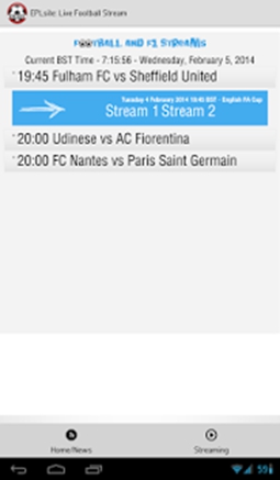 EPLsite: Live Football Stream स्क्रीनशॉट 2
