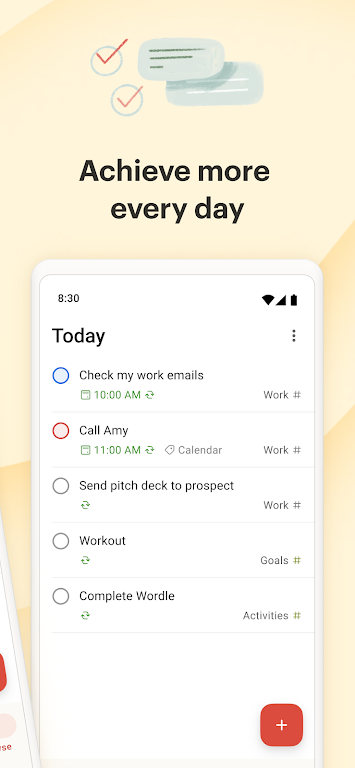 Todoist: Agenda y calendario Captura de pantalla 1