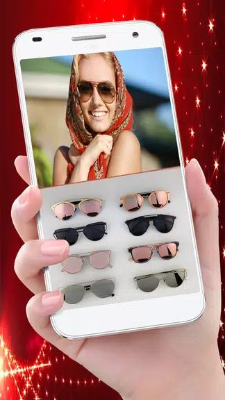 Stylish Sun Glasses Photo Edit Zrzut ekranu 0