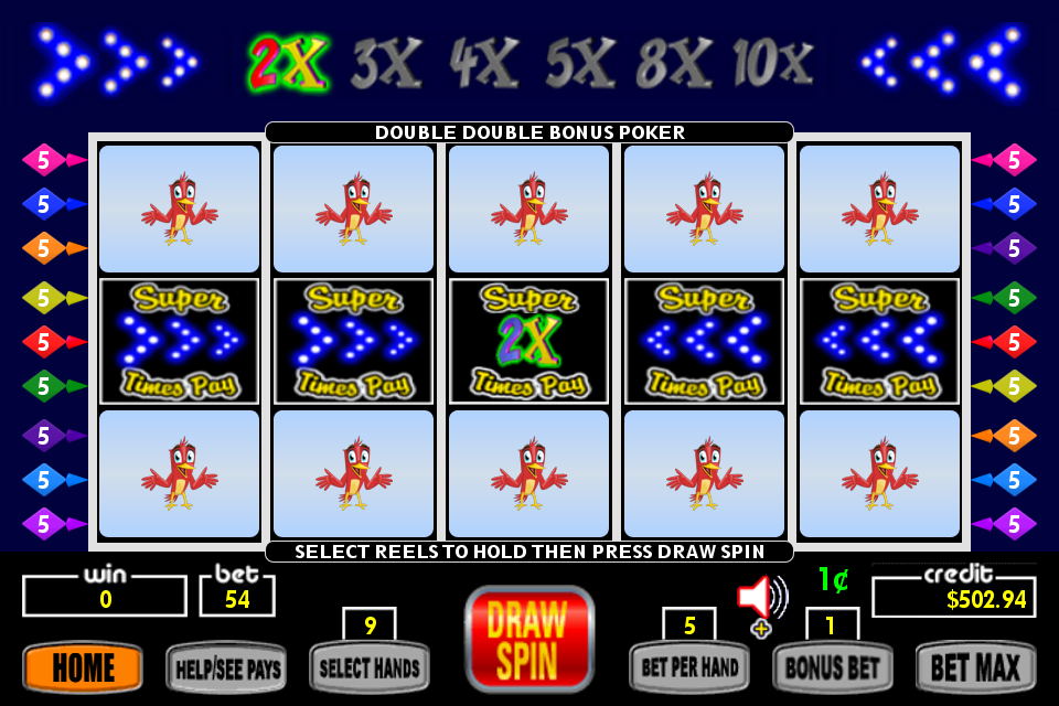 Super Times Pay Spin Poker - FREE Screenshot 1